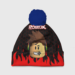 Шапка c помпоном ROBLOX