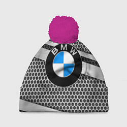 Шапка c помпоном BMW