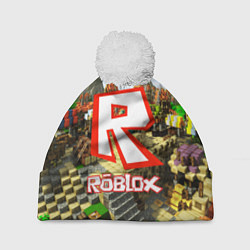 Шапка c помпоном ROBLOX