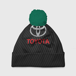 Шапка c помпоном TOYOTA