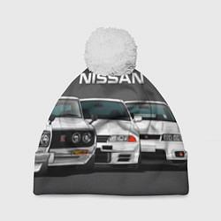 Шапка c помпоном NISSAN