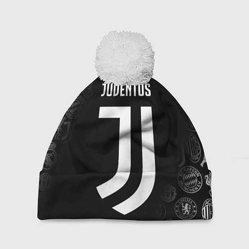 Шапка c помпоном JUVENTUS / 3D-Белый – фото 1