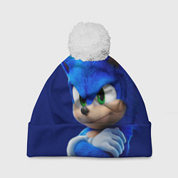 Шапка c помпоном SONIC