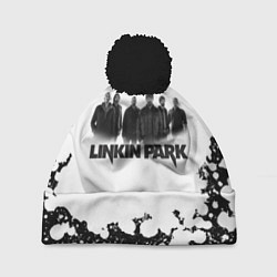 Шапка c помпоном LINKIN PARKспина