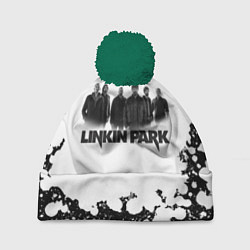 Шапка с помпоном LINKIN PARKспина, цвет: 3D-зеленый