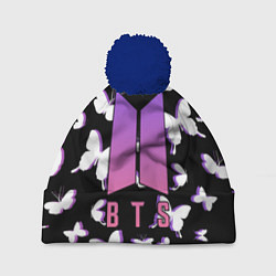 Шапка с помпоном BTS, цвет: 3D-тёмно-синий