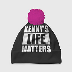 Шапка с помпоном KENNYS LIFE MATTERS, цвет: 3D-малиновый