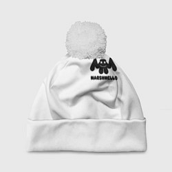 Шапка c помпоном Marshmello Спина