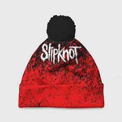 Шапка c помпоном SLIPKNOT