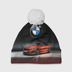 Шапка c помпоном BMW