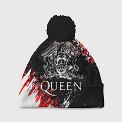 Шапка c помпоном QUEEN