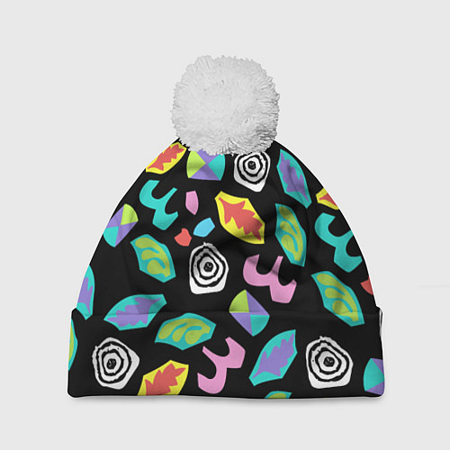 Шапка c помпоном STRANGER THINGS / 3D-Белый – фото 1