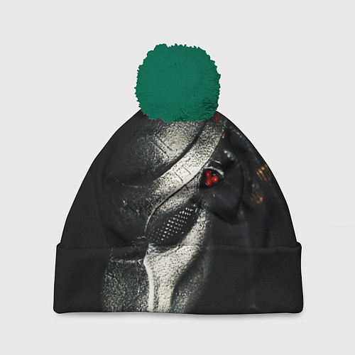 Шапка c помпоном PREDATOR / 3D-Зеленый – фото 1
