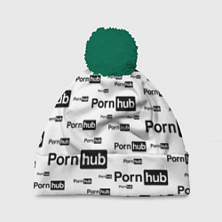 Шапка с помпоном PornHub, цвет: 3D-зеленый