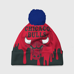 Шапка c помпоном Chicago Bulls