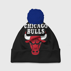 Шапка c помпоном CHICAGO BULLS