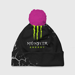 Шапка c помпоном MONSTER ENERGY