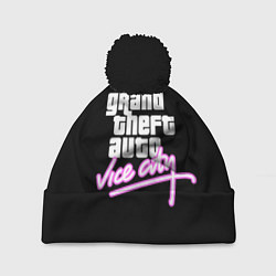 Шапка c помпоном GTA VICE CITY