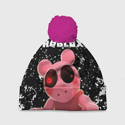 Шапка c помпоном Roblox Piggy