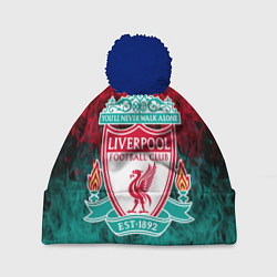 Шапка с помпоном LIVERPOOL, цвет: 3D-тёмно-синий