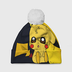 Шапка c помпоном ПикачуPikachu