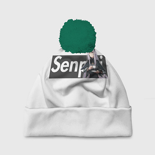 Шапка c помпоном Re:Zero / 3D-Зеленый – фото 1
