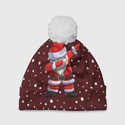 Шапка с помпоном Dab-Santa, цвет: 3D-белый