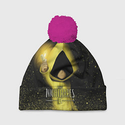 Шапка с помпоном Little Nightmares 2, цвет: 3D-малиновый