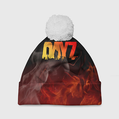 Шапка c помпоном DAYZ ДЕЙЗИ / 3D-Белый – фото 1