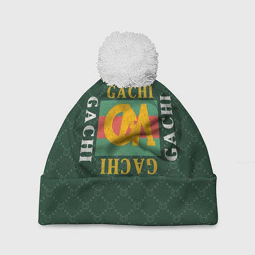 Шапка c помпоном GACHI GUCCI / 3D-Белый – фото 1