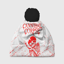 Шапка c помпоном Cannibal corpse