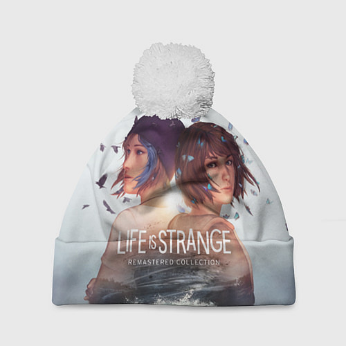 Шапка c помпоном Life is strange Remaster / 3D-Белый – фото 1