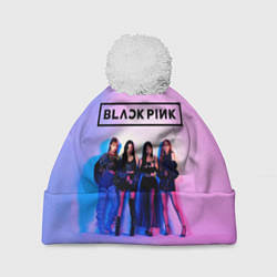 Шапка c помпоном BLACKPINK