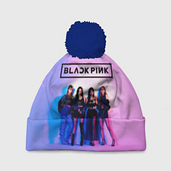 Шапка c помпоном BLACKPINK