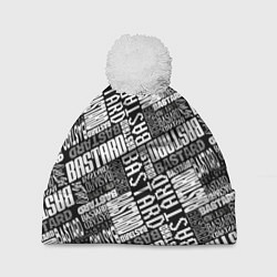 Шапка c помпоном BASTARD!