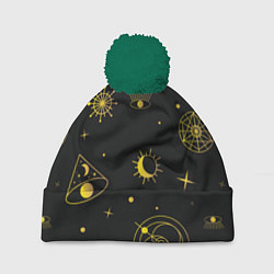 Шапка c помпоном Эзотерика