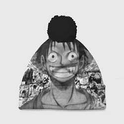 Шапка c помпоном Луфи улыбается one piece