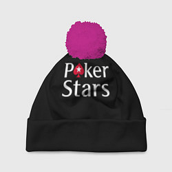 Шапка c помпоном Poker Stars