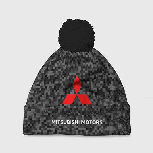 Шапка c помпоном MITSUBISHI / 3D-Черный – фото 1