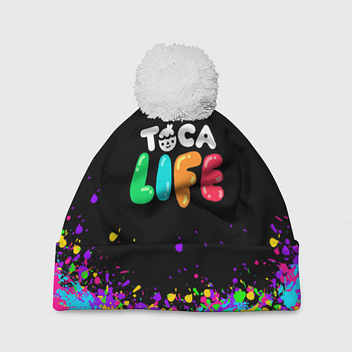Шапка c помпоном Toca Life / 3D-Белый – фото 1