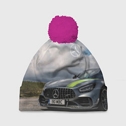Шапка c помпоном Mercedes V8 Biturbo Racing Team AMG