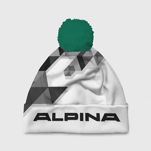 Шапка c помпоном Alpina Альпина / 3D-Зеленый – фото 1
