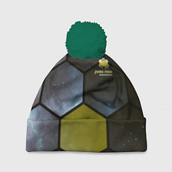 Шапка с помпоном JWST space cell theme, цвет: 3D-зеленый