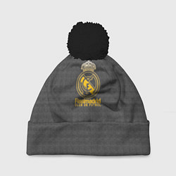 Шапка c помпоном Real Madrid graphite theme