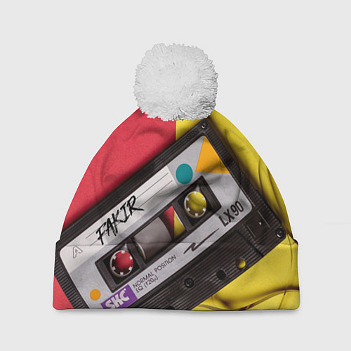 Шапка c помпоном FULL OLD DCHOOL / 3D-Белый – фото 1