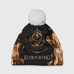 Шапка с помпоном Elden Ring Logo, цвет: 3D-белый