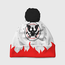 Шапка с помпоном State of Decay - Огонь, цвет: 3D-черный