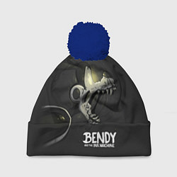 Шапка с помпоном Bendy And The Ink Machine Бадди Борис, цвет: 3D-тёмно-синий