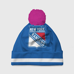 Шапка с помпоном New York Rangers Панарин, цвет: 3D-малиновый