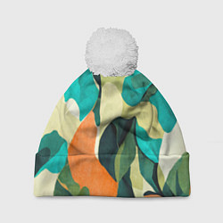 Шапка c помпоном Multicoloured camouflage